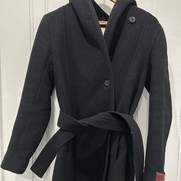 Aritzia Wilfred Black Wool Coat - Picture 1 of 3